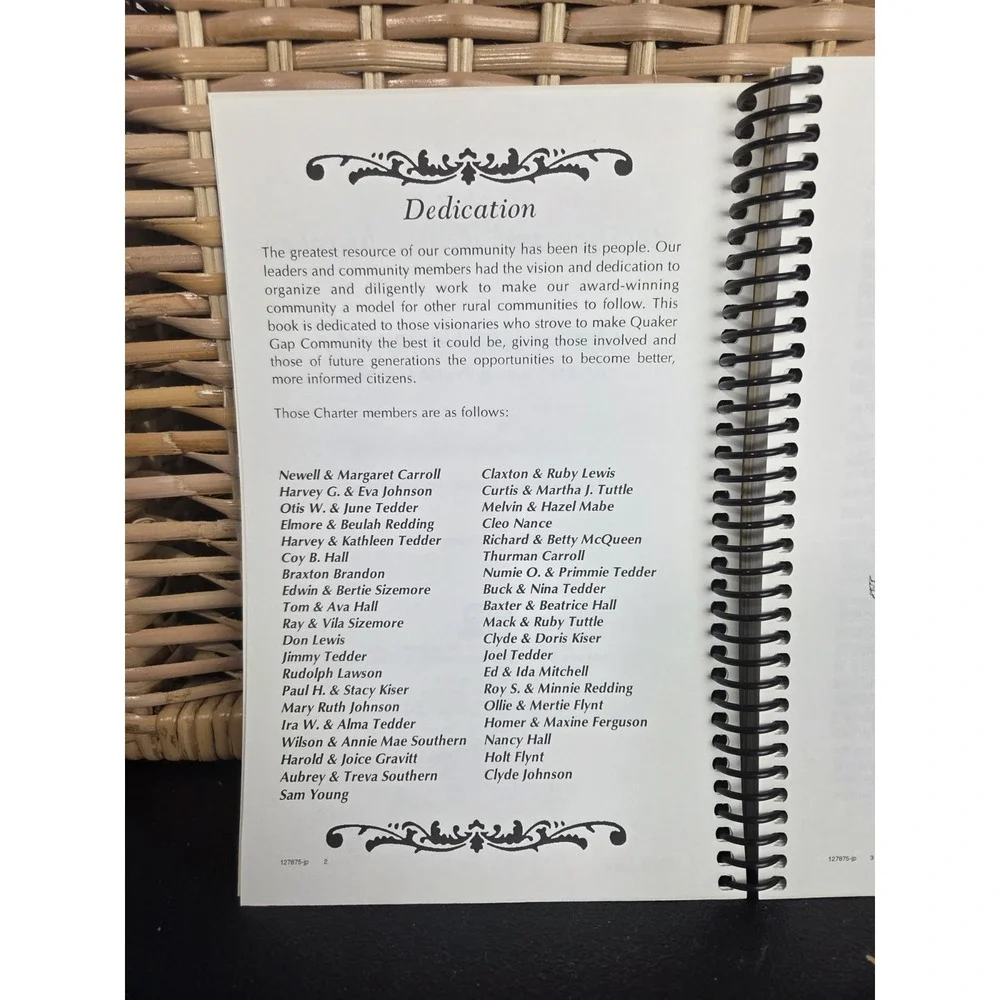 Quaker Gap Communjty‎ Cookbook Stokes County, North Carolina 2018 Spiral